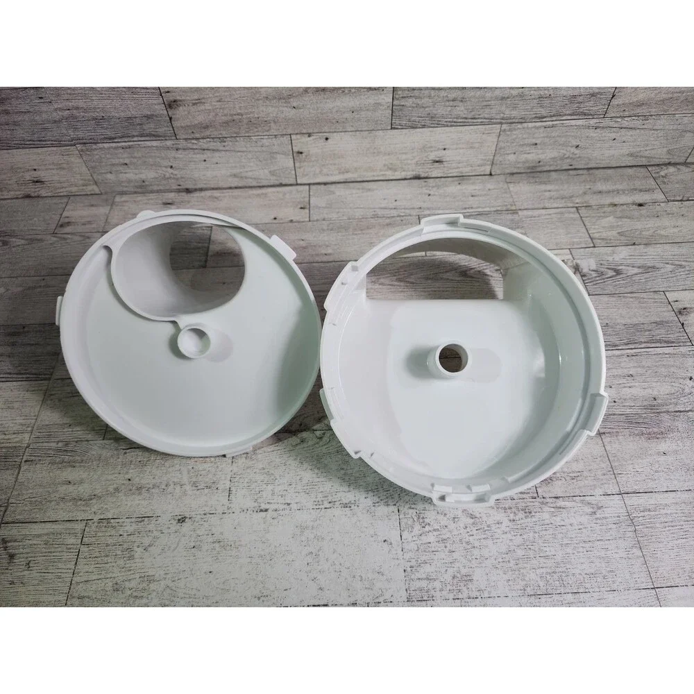 Bosch MUZ 4 DS1 Compact Mixer Lot Of 2 White Plastic Tops Lids Chutes